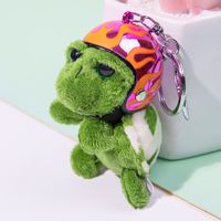 Cute Tortoise Plush Unisex Bag Pendant Keychain sku image 50