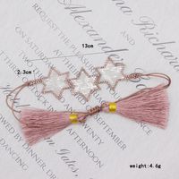 Ig Style Elegant Lady Pentagram Heart Shape Glass Women's Bracelets main image 4