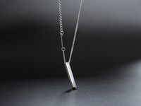 Hip-Hop Retro Solid Color 304 Stainless Steel Polishing 18K Gold Plated Men's Pendant Necklace main image 1