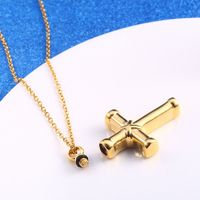 Hip-Hop Retro Color Block 304 Stainless Steel Plating 18K Gold Plated Men's main image 4