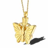 304 Stainless Steel 18K Gold Plated Hip-Hop Retro Plating Butterfly main image 2
