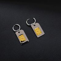 Hip-Hop Retro Color Block 304 Stainless Steel Plating 18K Gold Plated Men's Earrings Necklace main image 2