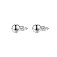 1 Pair Basic Solid Color Plating 304 Stainless Steel 18K Gold Plated Ear Studs main image 5