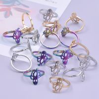 Simple Style Classic Style Color Block Octopus Stainless Steel Rings main image 5