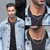 Simple Style Classic Style Letter 304 Stainless Steel Hollow Out Men's Pendant Necklace main image 4