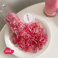 Cartoon Style Simple Style Round Elastic Band Hair Tie main image 3