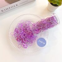 Cartoon Style Simple Style Round Elastic Band Hair Tie main image 5