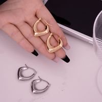 1 Pair IG Style Simple Style Geometric Plating 304 Stainless Steel Gold Plated Silver Plated Earrings main image 4