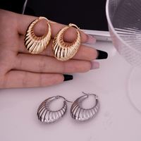 1 Pair IG Style Simple Style Geometric Plating 304 Stainless Steel Gold Plated Silver Plated Earrings main image 6