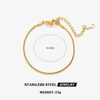 IG Style Simple Style Twist 304 Stainless Steel 18K Gold Plated Bracelets In Bulk sku image 3