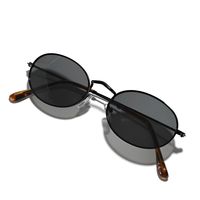 Simple Style Solid Color Ac Oval Frame Full Frame Glasses main image 6