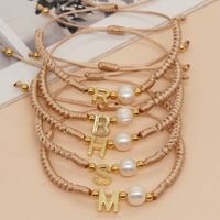 Bohémien Lettre Matériaux Mixtes Femmes Bracelets main image 5
