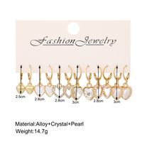 1 Set Elegant Basic Lady Heart Shape Plating Inlay Alloy Zircon Drop Earrings main image 3