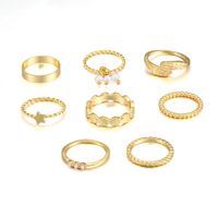 Elegant Leaf Alloy Wholesale Rings main image 3