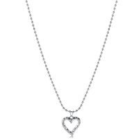 Simple Style Heart Shape Alloy Plating Women's Pendant Necklace main image 2