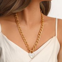 Sweet Heart Shape Alloy Zinc Alloy Women's Pendant Necklace main image 3