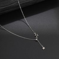 Basic Star Alloy Inlay Artificial Gemstones Women's Pendant Necklace main image 4