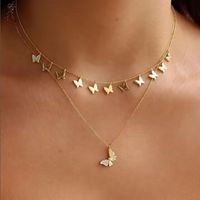 Modern Style Moon Butterfly Alloy Women's Necklace main image 1