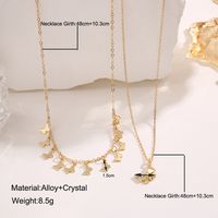 Modern Style Moon Butterfly Alloy Women's Necklace main image 5