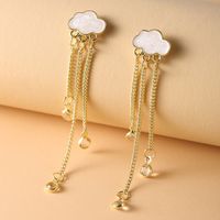 1 Pair Simple Style Water Droplets Alloy Drop Earrings main image 1