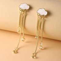 1 Pair Simple Style Water Droplets Alloy Drop Earrings main image 6