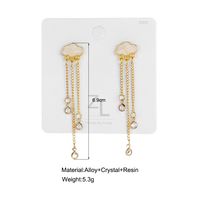 1 Pair Simple Style Water Droplets Alloy Drop Earrings main image 5
