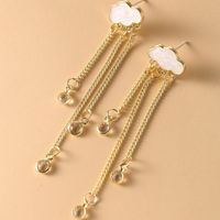 1 Pair Simple Style Water Droplets Alloy Drop Earrings main image 4