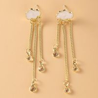 1 Pair Simple Style Water Droplets Alloy Drop Earrings main image 3
