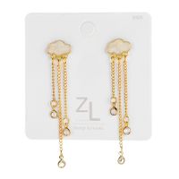 1 Pair Simple Style Water Droplets Alloy Drop Earrings main image 2