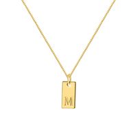 Style Ig Style Simple Lettre Alliage Placage Femmes Pendentif sku image 22