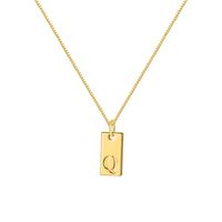 Style Ig Style Simple Lettre Alliage Placage Femmes Pendentif sku image 12