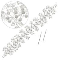 Elegant Einfacher Stil Blume Künstlicher Kristall Haarband main image 2