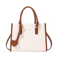 Women's All Seasons Pu Leather Letter Solid Color Classic Style Square Zipper Handbag sku image 3
