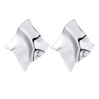 1 Pair Ig Style Simple Style Irregular Plating Alloy Ear Studs main image 3