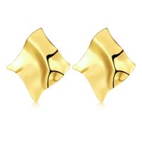 1 Pair Ig Style Simple Style Irregular Plating Alloy Ear Studs main image 2