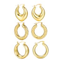 1 Set Ig Style Simple Style Water Droplets Solid Color Alloy Earrings Ear Studs main image 2