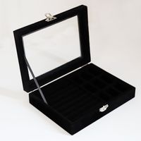 Fashion Solid Color Flannel Jewelry Boxes 1 Piece sku image 4