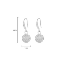 1 Pair Casual Modern Style Classic Style Basketball Plating Copper Drop Earrings main image 2