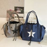Unisex Preppy Style Classic Style Star Solid Color Nylon Travel Bags main image 3