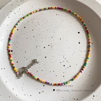 Einfacher Stil Geometrisch Perlen Glas Frau Halskette 1 Stück sku image 18