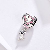 Casual Dog Heart Shape Sterling Silver Enamel Jewelry Accessories main image 2