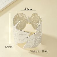 Hip-hop Butterfly Alloy Plating Gold Plated Women's Bangle main image 6