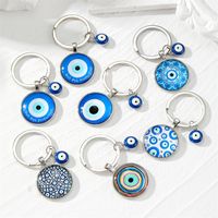 Simple Style Classic Style Devil's Eye Glass Keychain main image 1
