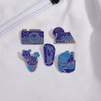 Cartoon Style Cowboy Style Cactus Letter Alloy Stamping Stoving Varnish Plating Unisex Brooches main image 6