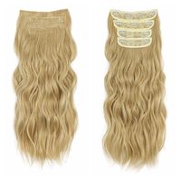 Women's Fashion Street High Temperature Wire Centre Parting Long Curly Hair Wigs sku image 16