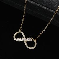 Elegant Lady Modern Style Letter Infinity Butterfly Zinc Alloy Women's Pendant Necklace main image 6