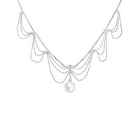 Einfacher Stil Pendeln Einfarbig Kupfer Inlay Zirkon Halskette main image 6