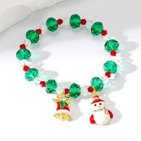 Elegant Christmas Streetwear Snowman Artificial Crystal Wholesale Bracelets main image 2