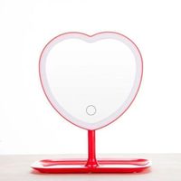 Lady Heart Shape Plastic Mirror 1 Piece sku image 1