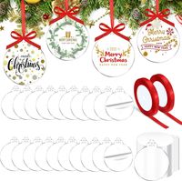Christmas Cartoon Style Cute Letter Arylic Indoor Party Festival Hanging Ornaments main image 1